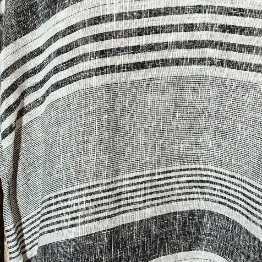 Italy Linen Stella Martini tunic lagen look resort wear quiet luxury S - Picture 4 of 11
